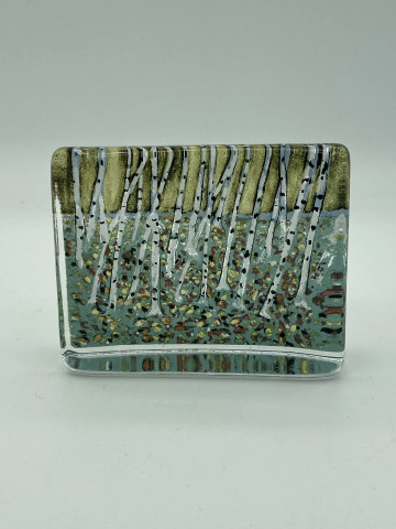 Lasikortti Lehtien tanssi 100x80mm