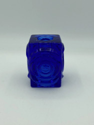 Rengas candle holder, blue