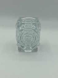 Rengas candle holder, clear