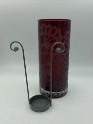 Pentik lantern, red