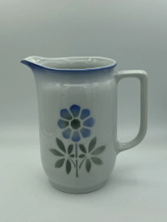 Arabia milk jug blue flower 1l