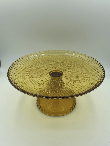 Grapponia serving plate, ruskea