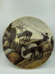 Iso Alariesto 30cm Arabia Art seinälautanen 1983