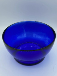 Verna serving bowl, cobalt blue