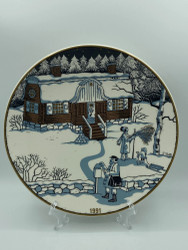 Wall plate Christmas 1991