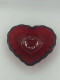 Pentik heart bowl, red