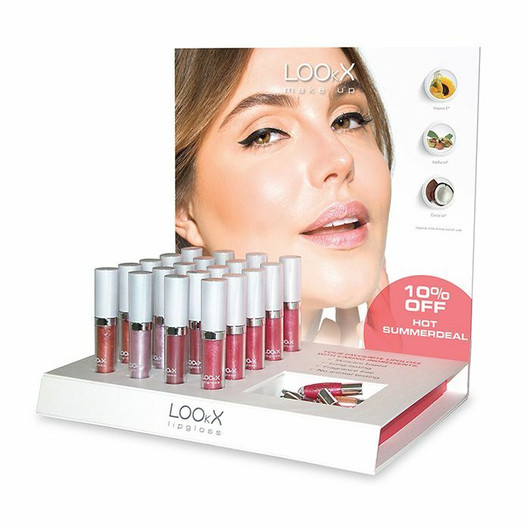 LOOkX teline huulikiilloille sis. tuotteet