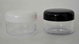 NÄYTEPURKKI 5ml Kirkas, valkoinen kansi