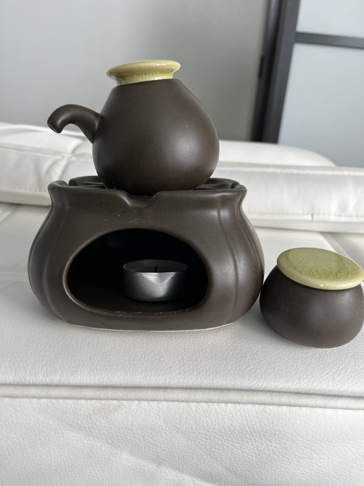 Öljylämmitin kynttilällä 10€