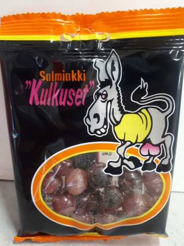 Salmiakki kulkuset 18x65g/laatikko