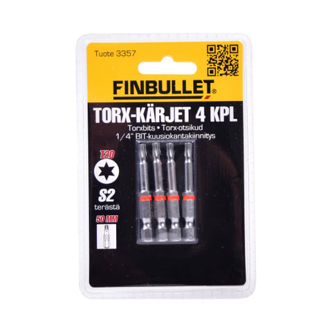 Finbullet Torx T20 ruuvauskärkisarja