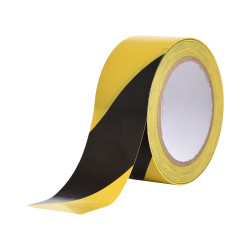 Varoitusteippi 10 m x 48 mm kelta/musta