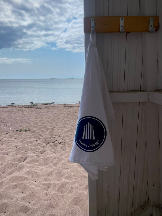 Keittiöpyyhe Hanko Hangö raitakoppi