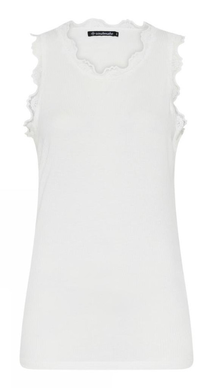 Soulmate hihaton toppi  Cicillia 4 valkoinen