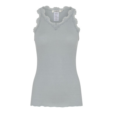 Soulmate hihaton toppi silkkimodaalineulosta vaaleanvihreä