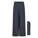 Soulmate Alberta suorat leveälahkeiset housut denim blue