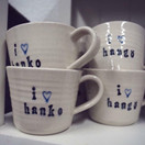 Hanko muki. 2 vaihtoehtoa I love Hanko ja I love Hangö 