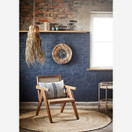 Loungetuoli tiikkiä ja rottinkia