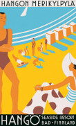 Come to Finland Hanko seaside resort juliste 59cm x 99 cm 