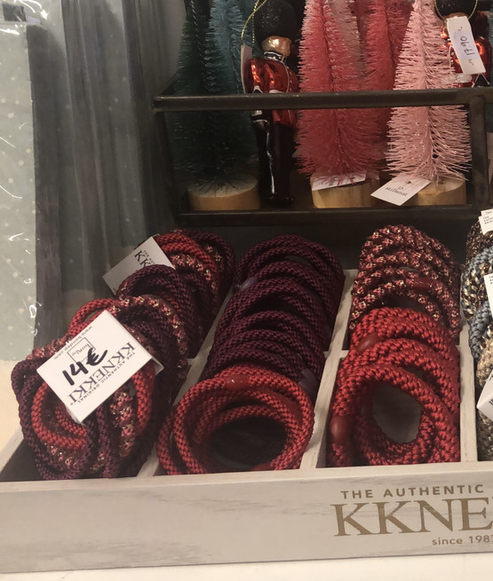 Kknekki hiuslenkit bundle slim red