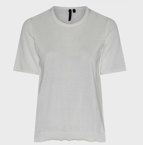 Soulmate Bolsi 2 lyhythihainen neule white