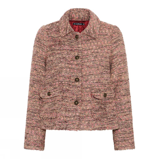 Soulmate Effy  lyhyt bouclejakku rosa