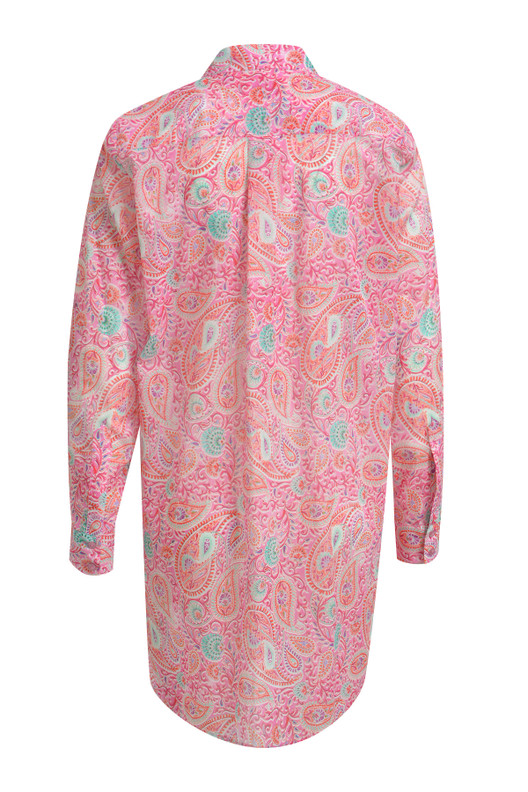 Milano puuvillatunika Paisley pink 