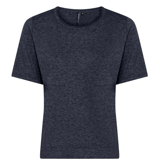 Soulmate Bolsi 2 lyhythihainen neule denim blue