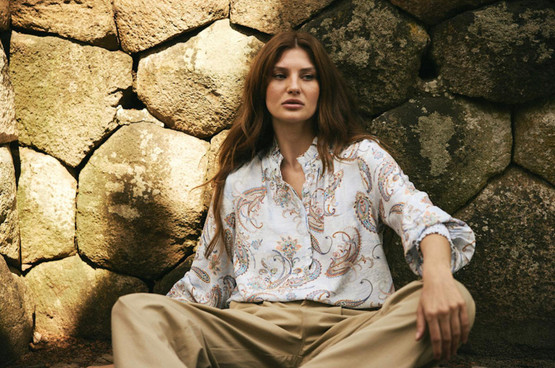 Soulmate pusero Carpenter 1 light blue paisley