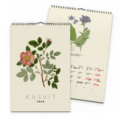 Seinäkalenteri 2026 Kasvit