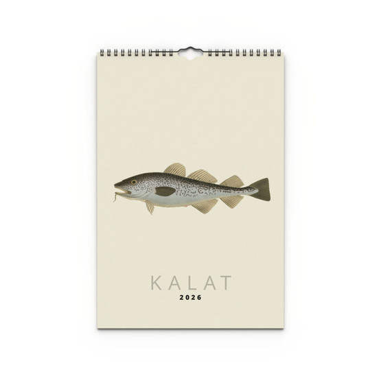 Seinäkalenteri 2026 Kalat