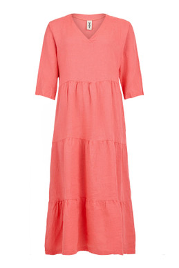 Nikki TT pellavamekko  Flamingo