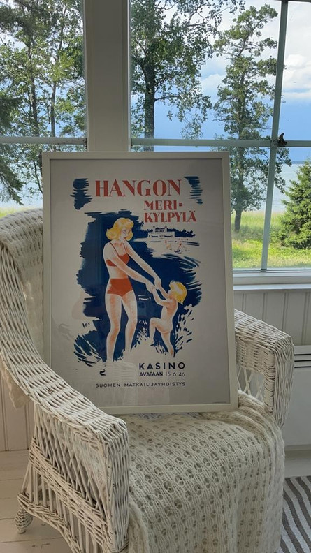 Come to Finland juliste Hangon Merikylpylä 