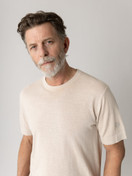 Mos Mosh Gallery Crowe Knit Tee beige ( chateu gray )