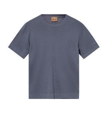 Mos Mosh Gallery Crowe Knit Tee Flint Stone 