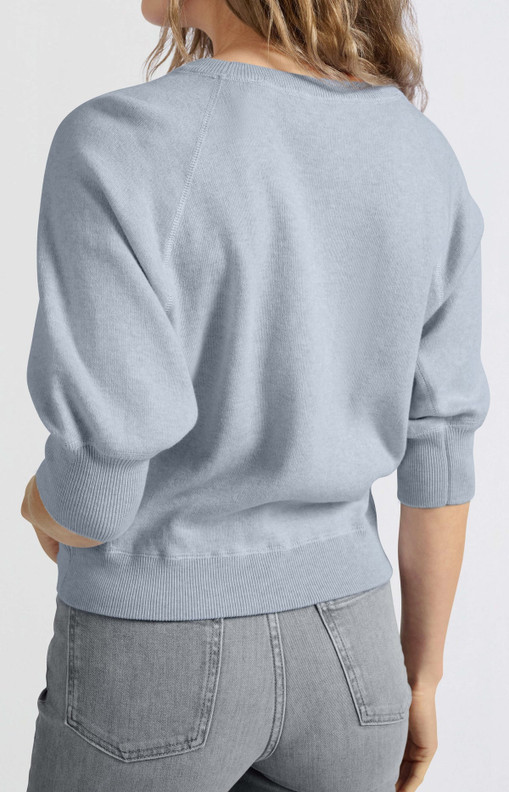 Yaya svetari  Gray  Dawn  Blue  puolipitkät raglan hihat 