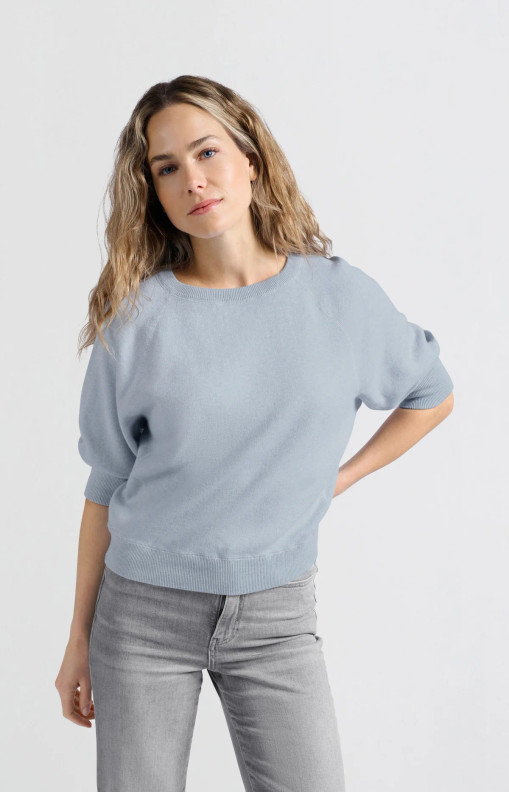 Yaya svetari  Gray  Dawn  Blue  puolipitkät raglan hihat 