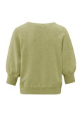 Yaya svetari  Olive melange  puolipitkät raglan hihat 