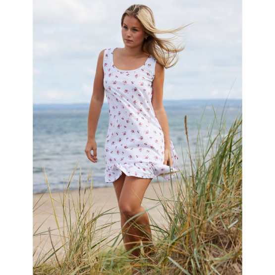 Beach House yöpaita Frill Cherry
