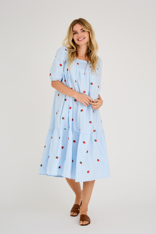 Winnie mekko Light Blue Strawberry