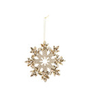 Lumihiutale joulukoriste glitter 2