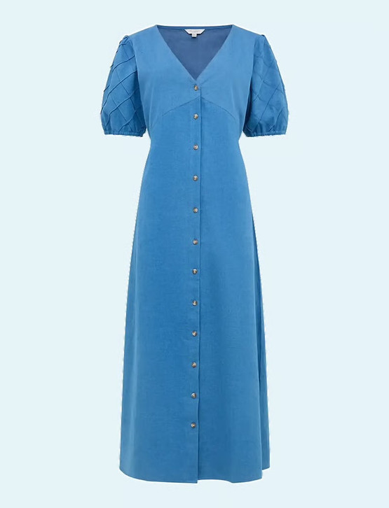 French Connection Zaves midimekko medium blue