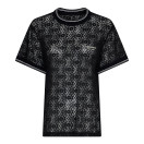 Soulmate Bull t-paita pitsiä dark navy