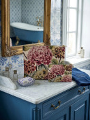 Vanilla Fly Samettinen meikkipussi 2-setti Floral dream pink 