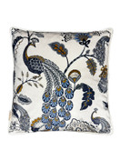 Vanilla Fly Navy bird samettityynynpäällinen 50x50