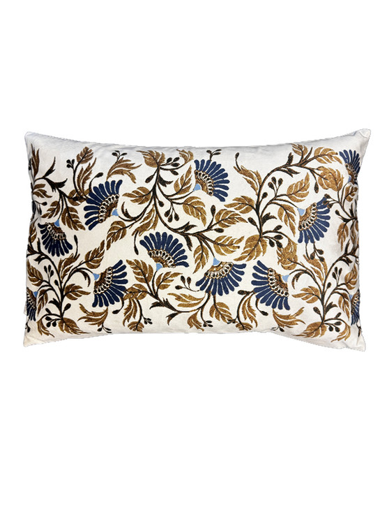 Vanilla Fly tyynynpäällinen Navy peony 37 x 57 cm