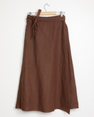 Piironki pellavahame Senja ruskea 