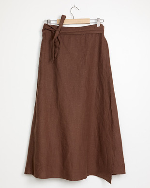 Piironki pellavahame Senja ruskea 