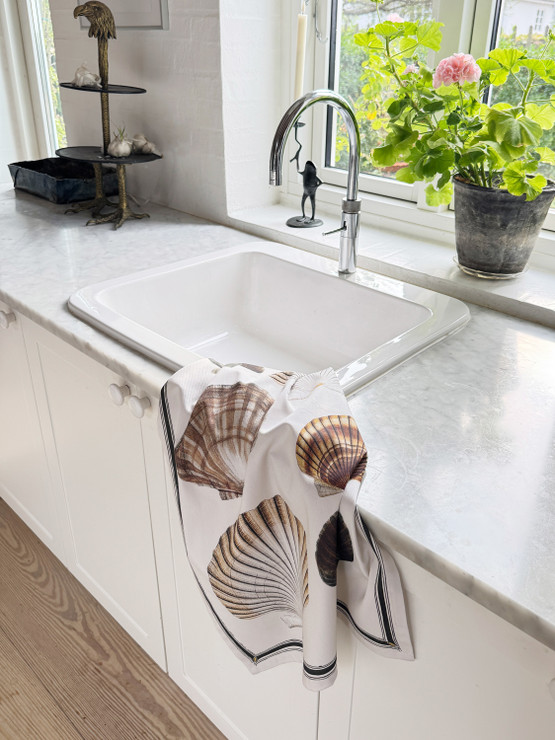 Keittiöpyyhe  simpukat 50 x 70 cm 