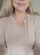 Soulmate Silky 2 pitkähihainen  toppi silkkimodaalineulosta beige